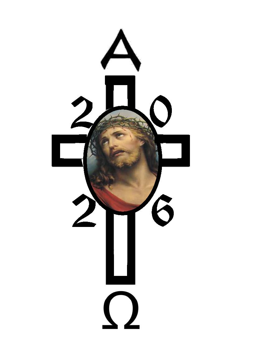 Ecce Homo Paschal Candle - 100mm x 600mm
