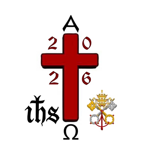 IHS Papal Paschal Easter Candle - 100 x 600mm