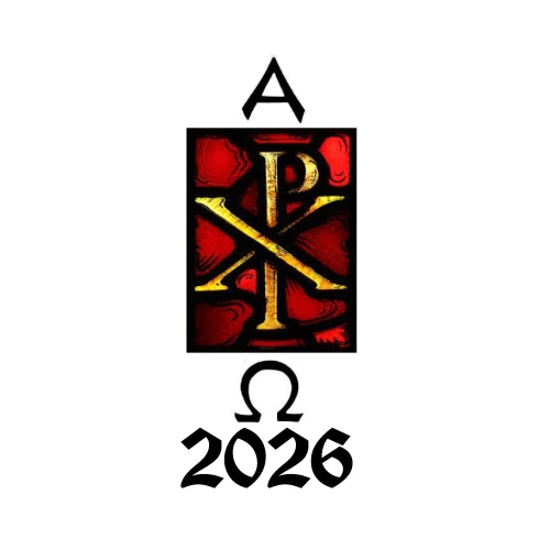 Red Px Paschal Candle - 100 x 600mm