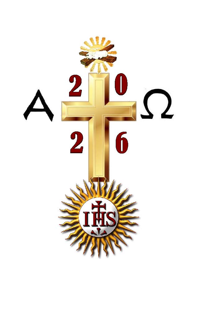 Gold Paschal Candle - 100 x 600mm