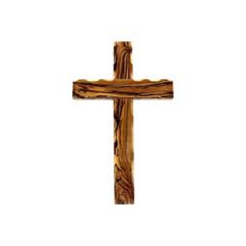 12cm Olive wood Cross
