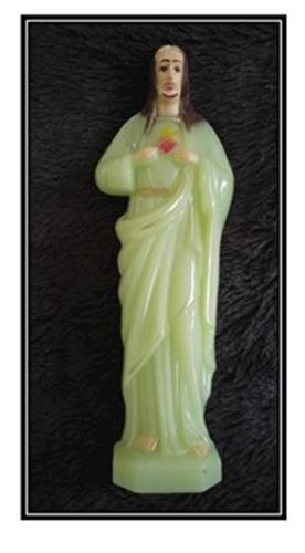 25cm Jesus Light Up Glow in the dark Statue