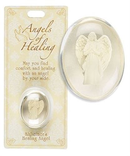 Alzheimer's Healing Angel Pocket / Handbag Stone
