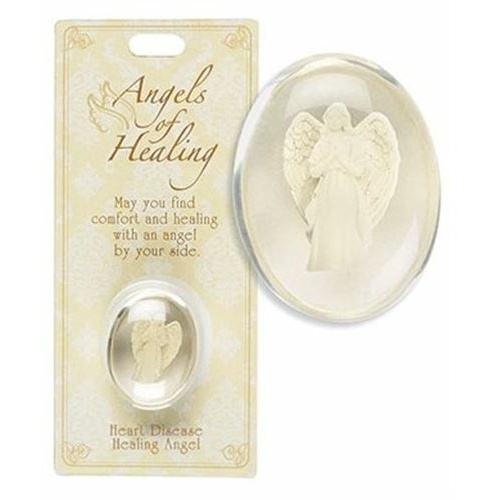 Heart Disease Healing Angel Pocket / Handbag Stone