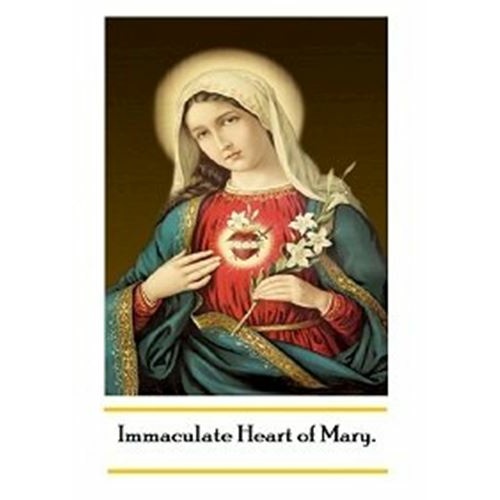 Immaculate Heart of Mary - Holy Prayer Card A6