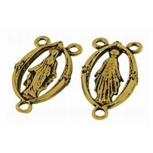 Our Lady of Grace  Golden 2.5cm ornate Center Piece
