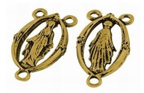Our Lady of Grace  Golden 2.5cm ornate Center Piece