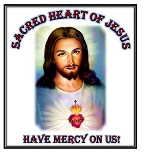 Sacred Heart of Jesus Vinyl Sticker