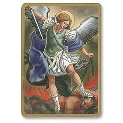 St Michael the Archangel desk stand