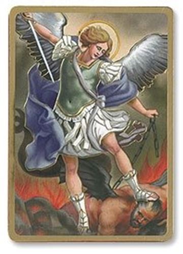 St Michael the Archangel desk stand