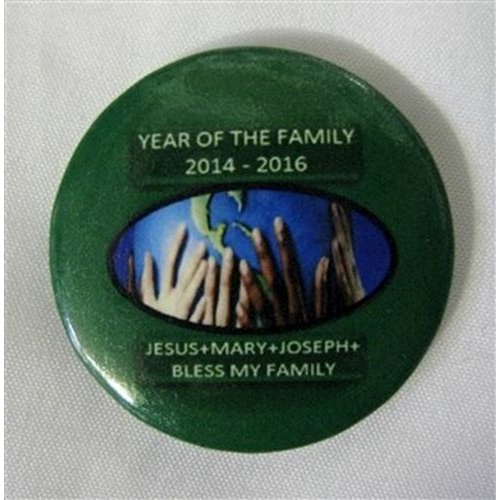 Year of the Family - 3.7cm Button Pin