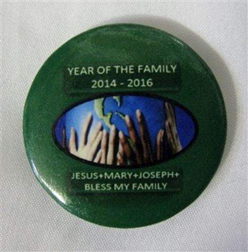 Year of the Family - 3.7cm Button Pin