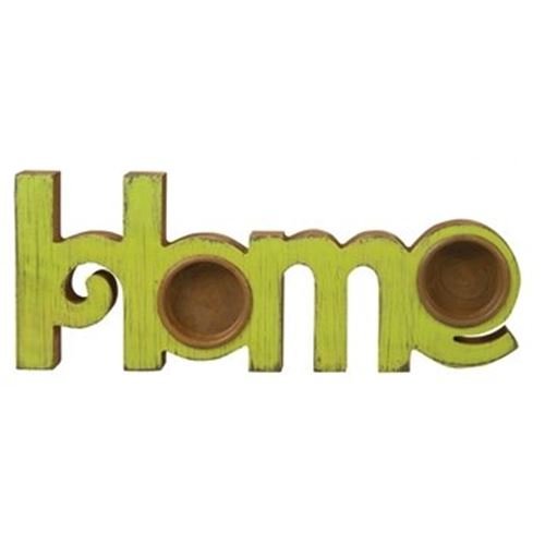 "Home"- Rosary Holder /  Tea Light Candle holder - 25cm