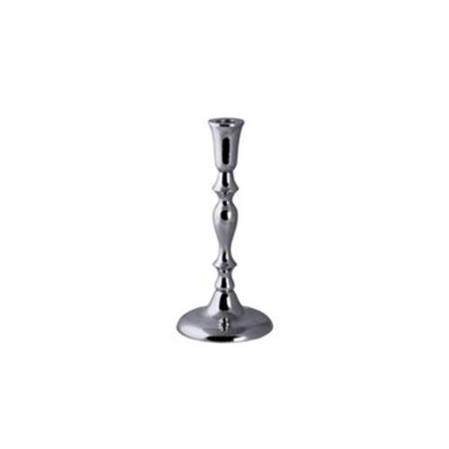 23cm silver plated altar candle holder