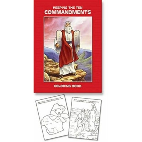 Aquinas Book - Ten Commandments colouring book