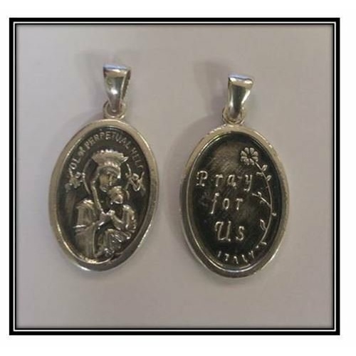 Our Lady of Perpetual Help Sterling Silver Pendant