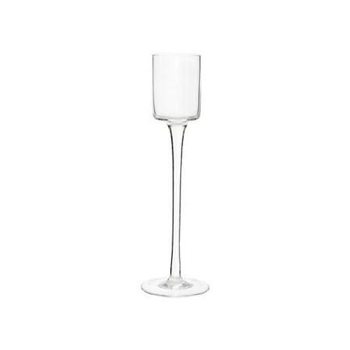 25cm tall - Elegant Glass candle holder