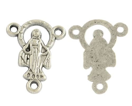 2cm Our Lady of Grace in Arch Center Piece - silver