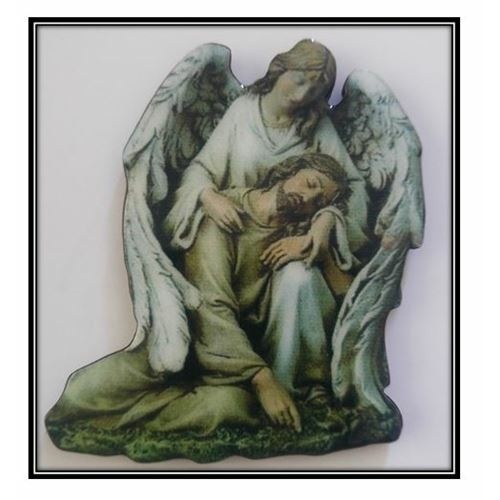 Guardian Angel Holding Jesus Magnet