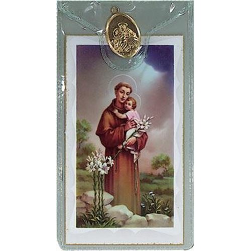 St Anthony Medal with Prayer Card