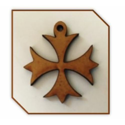 3.5cm Jerusalem / Crusader wooden Cross