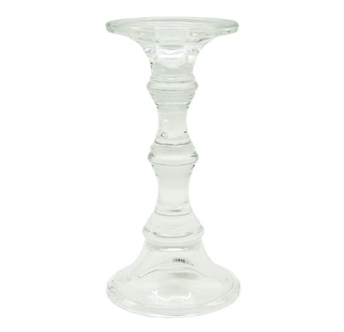 23cm Elegant Glass Candle Holder