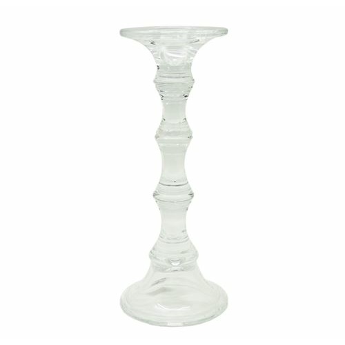 29cm Elegant Glass Candle Holder