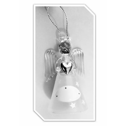 8cm Hanging Acrylic Angel with lights