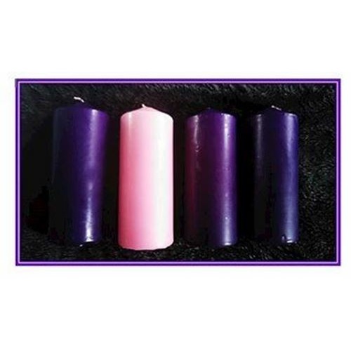 Advent Candles Set of 4  - 7cm x 13cm