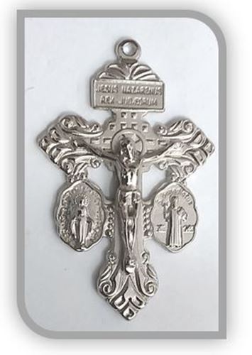 Pardon Crucifix with the Miraculous medal & St Benedict