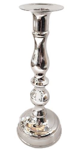 25cm silver plated Candle holder