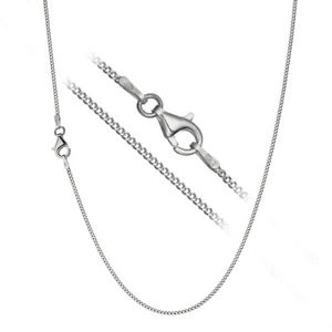 Sterling Silver 60cm Curb Link 1mm