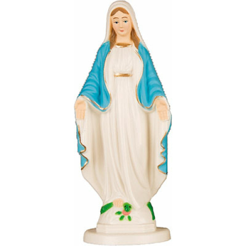 10cm - Our Lady of Grace Plastic Statue