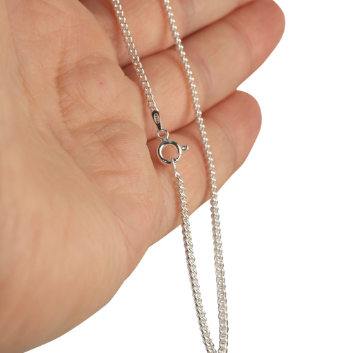 Sterling Silver 60cm Curb Link Chain - 2mm link