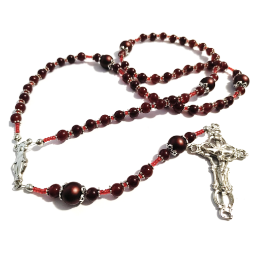 Birthstone Rosary - Garnet / January