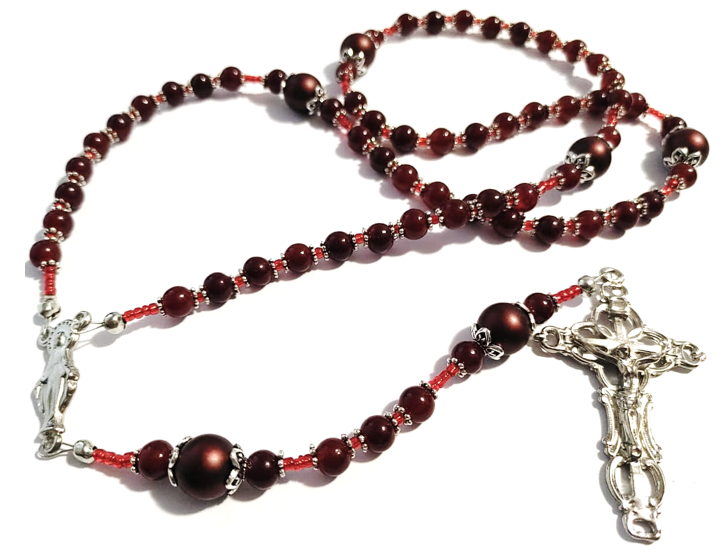 Birthstone Rosary - Garnet / January