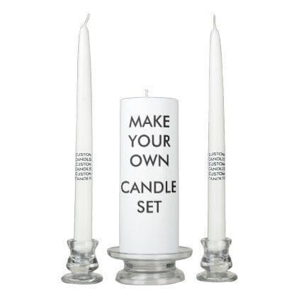 Design your own Unity Candle Sets - various options