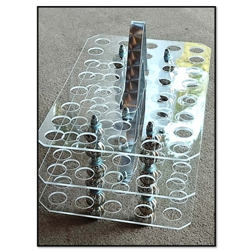 Stackable Communion Tray - 32 glasses / Perspex - 1 Tray