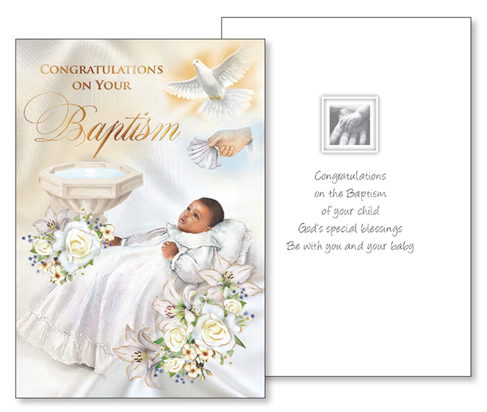 Congratulations on your Baptism Greeting card