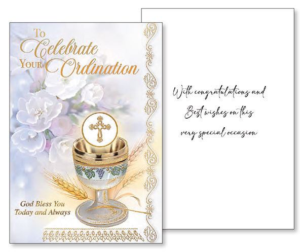 To Celebrate your Ordination - Greeting card