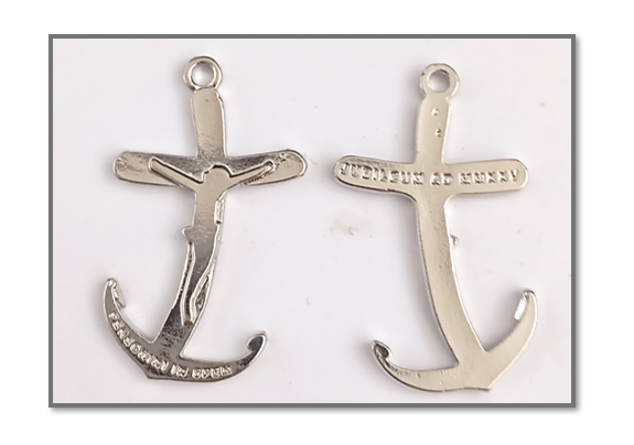 Anchor Crucifix or Pendant - 35mm (Symbol of Faith, Hope, Redemption and Strength)