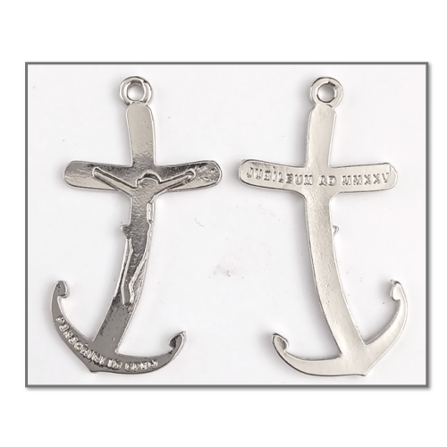 Anchor Crucifix or Pendant - 42mm (Symbol of Faith, Hope, Redemption and Strength)