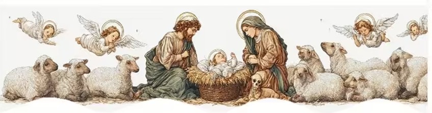 Altar Frontal - Nativity 200cm x 50cm