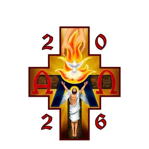 Holy Spirit Risen Lord Paschal Candle - 100 x 800mm